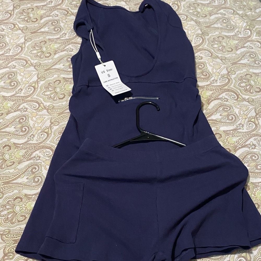 Women's Navy Blue Shorts